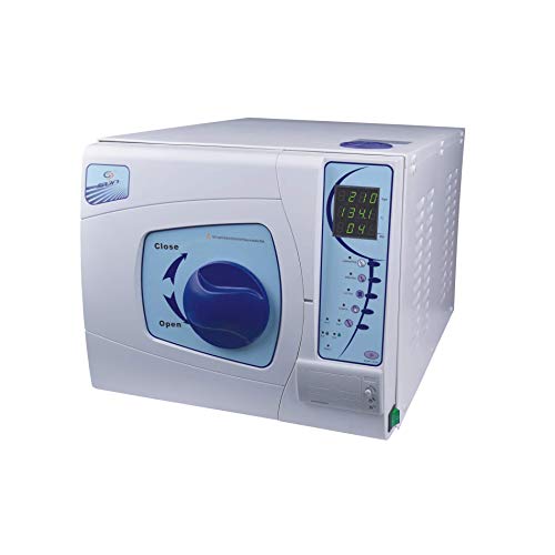 SUN Autoklav Vakuum Dampf Sterilisator Blau Dental Autoklav Sterilisator mit Drucker Klasse B von Supershu (18L) Cover