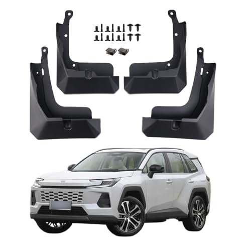 Image of Mud Flaps for 2026 2027 Toyota RAV4 Mudflaps Mud Splash Guards, No-Drill Installation, Protects Against Rocks and Debris, Set of 4PCS MudGuards Exterior Accessories (Not for Woodland Version)