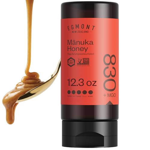 Miel Mānuka Raw Egmont UMF 20+ MGO 830+ 12.3oz