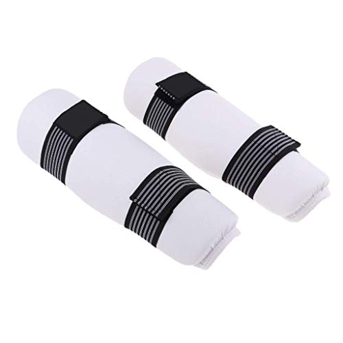 Inzopo 1 par de protectores de espinilleras para taekwondo, ideal para kickboxing, artes marciales, artes marciales, artes marciales, sparring, ajustable para mujeres, hombres, jóvenes y niños,