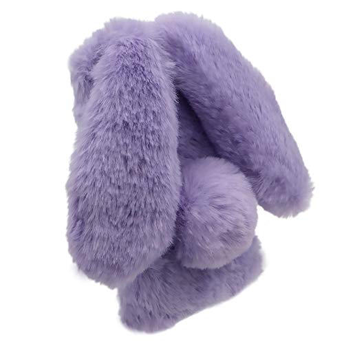 Lchda HXLCHDA00003066(4) Rabbit Case For Iphone 13 6.1 Inch, Lchda Cute 3D Bunny Ears Soft Furry Hairball Fuzzy Winter Warm Faux Fur Plush Fluffy Flexible Tpu Bumper Women Girls Protective Skin Cover thumb #4