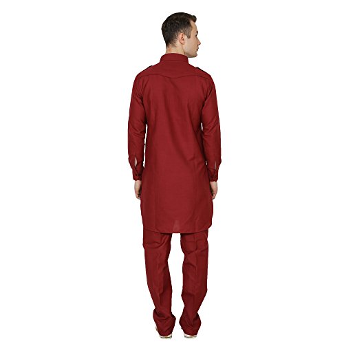Image of Royal Kurta Men's Cotton Pathani Suit