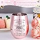 Geiserailie Lustige 40/60 Geschenke für Frauen zum Geburtstag inklusive Rosé Vergoldetes Weinglas mit Gravur und Geburtstagssocken Geschenk zum Hochzeitstag Rotweingläser und Strümpfe für Damen(40)