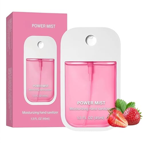 Power Mist Hydrating Hand Sanitizer Spray, Travel-Size 45ml/1.5 F...