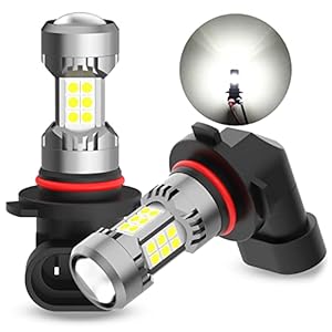 PHINLION 3200 Lumens H10 9145 LED Fog Light Bulbs, Super Bright 3030 30-SMD PY20D 9140 9040 9045 Car Replacement Lamps, 6000K Xenon White