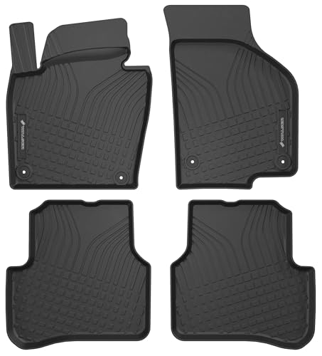 Tapis caoutchouc auto WALSER sur mesure pour VW Passat B6 B7 et CC