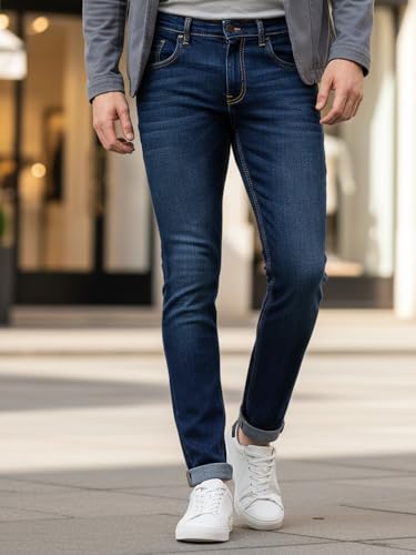 Image of Urbano Fashion Men's Stretch Fit Mid Rise Jeans