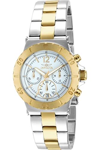 [CrN^]Invicta rv 14855 Specialty Chronograph White Dial Stainless Steel and 18K Gold Plated Stainless Steel fB[X [sAi]