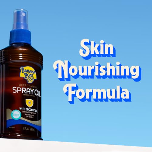 Banana Boat Deep Tanning Oil Spray SPF 4, 8 Fl Oz (2 Pack) - image 2
