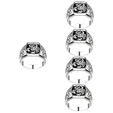 Joyas geniales para hombres: características y diseño: escultura de escorpión en el anillo, estilo antiguo, encantador y llamativo, anillo retro