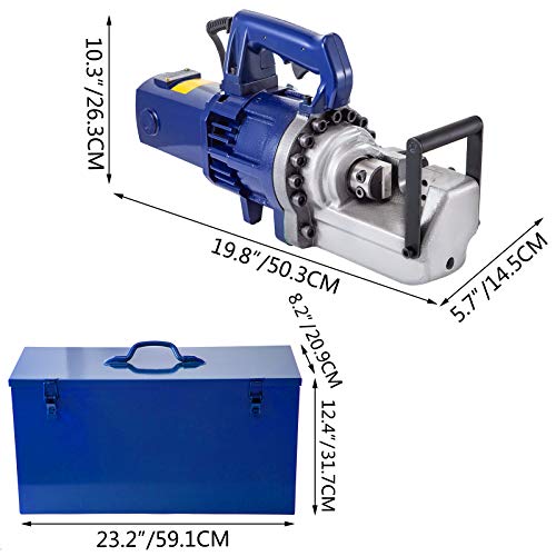 image for BestEquip Portable Rebar Cutter Electric 6-32mm Hydraulic Electric Reb