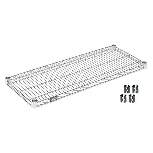 Nexel Chrome Wire Shelf w/Clips, 60