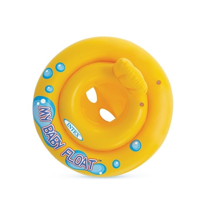 Image of 67cm My Baby Float with Seat and Backrest | Plastic Floatie for 1-2 Year Old Kids | Water Float for Babies Pack of 1