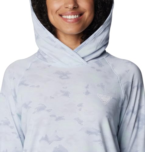 Columbia Women's PFG Uncharted Hoodie, Cirrus Grey Uncharted Waters, XX-Large - image 5