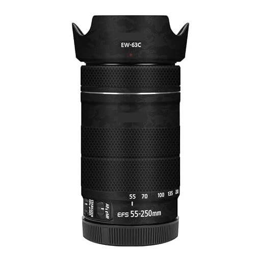EFS 55-250 4-5.6 �����Y�X�L���r�j�[�����b�v�t�B�����J�����ی�X�e�b�J�[ �ɓK������Canon EF-S 55-250mm F4-5.6�p STM III �ʐ^�A�N�Z�T���[(�i�C�g�u���b�N)