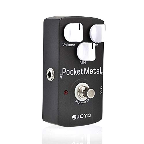 Image of JOYO Metal Distortion Pedal Huge Distortion with Mid Knob for Electric Guitar Effect - True Bypass (Pocket Metal JF-35)