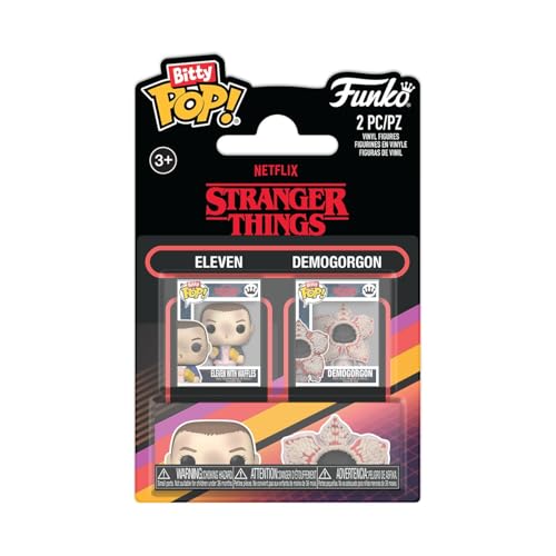 Funko Bitty Pop Stranger Things Pack 2 con Eleven y Demogorgon