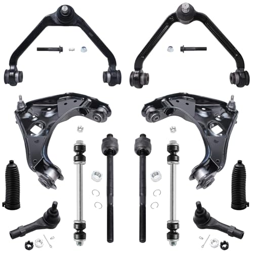 Regional Program 21R02 Rear Toe Link Inspection/Replacement - 2011-2013 Ford Explorer 6 Detroit Axle - Front End 12pc Suspension Kit for Ford Explorer Ranger Mazda B2500 B3000 Mercury Mountaineer, Upper Lower Control Arms Ball Joints Sway Bars Inner Outer Tie Rods