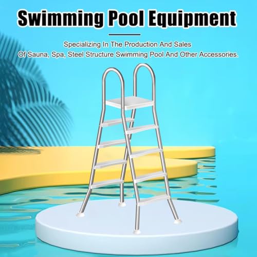 Escalera para piscina de 4 escalones en acero inoxidable miniatura 3