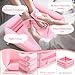 FillTouch 12 Pcs Foot Spa Kit for Girls Kids 12.5''x12.5''x8.3'' Foot Care Bath and 12''x28'' Hand Towels Washbasin Salon Towels Portable for Sleepover Spa Swim Birthday Party Supplies(Light Pink)