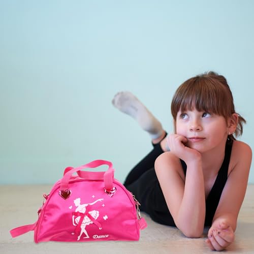 Mochila de ballet para niña pequeña de poliéster resistente para zapatos de baile 4