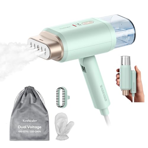 Newbealer Dual Voltage Travel Steamer - 120V/220V...
