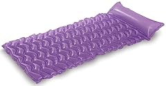Intex 58807EU Tote-n-Float Wave Mats - Materasso ad aria, 229 x 86 cm, colori assortiti (viola)