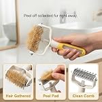 Pet Grooming Tool Deshedding Brush for Dogs and Cats,2026 Pet Hair Brush for Massaging and Cleaning Shedding,Dematting Comb Removes Tangles Knots Loose Fur Grooming Tool for Thick Coats (Blue) - Image 5