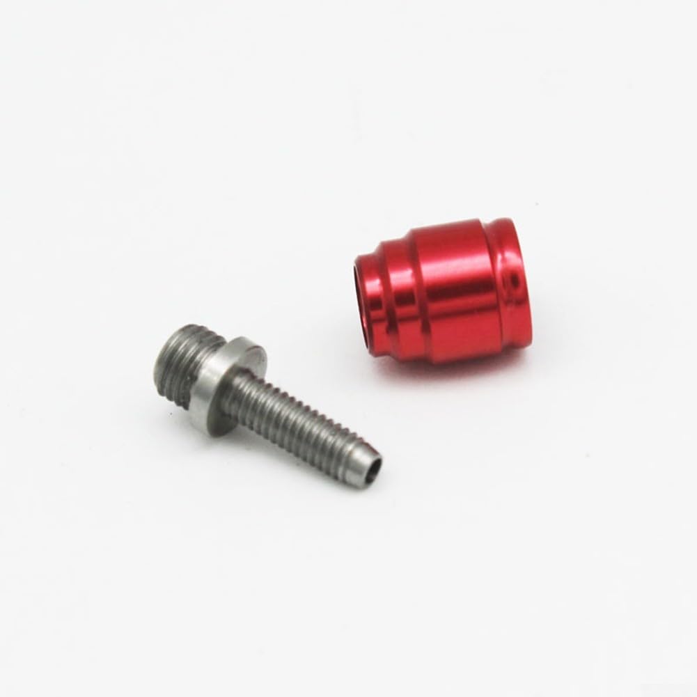 Hydraulic Brake Hose 200cm Bike Disc Brake Hose Set for SRAM Flat Mount HRD Red for FORCE Apex with Insert Pressing Screw Gasket Rubber Sleeve T8 Wrench