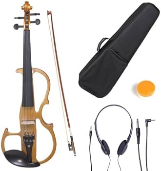 Amazon | 4/4 メ プルメタリック エレクトリック/サイレントバイオリン