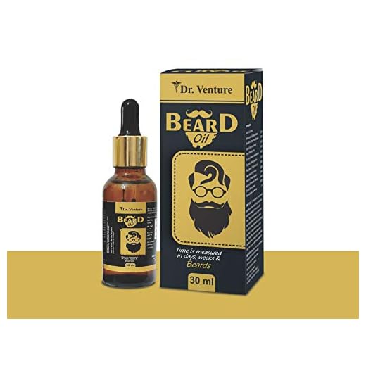 Dr Venture Beard Oil and Moustache Oil Beard Growth Oil Made With 9 Natural Essential Oil For Nourish Hair Repair Damaged Hair And Reduce Breakage 100% Natural 30 Ml Pack of 1