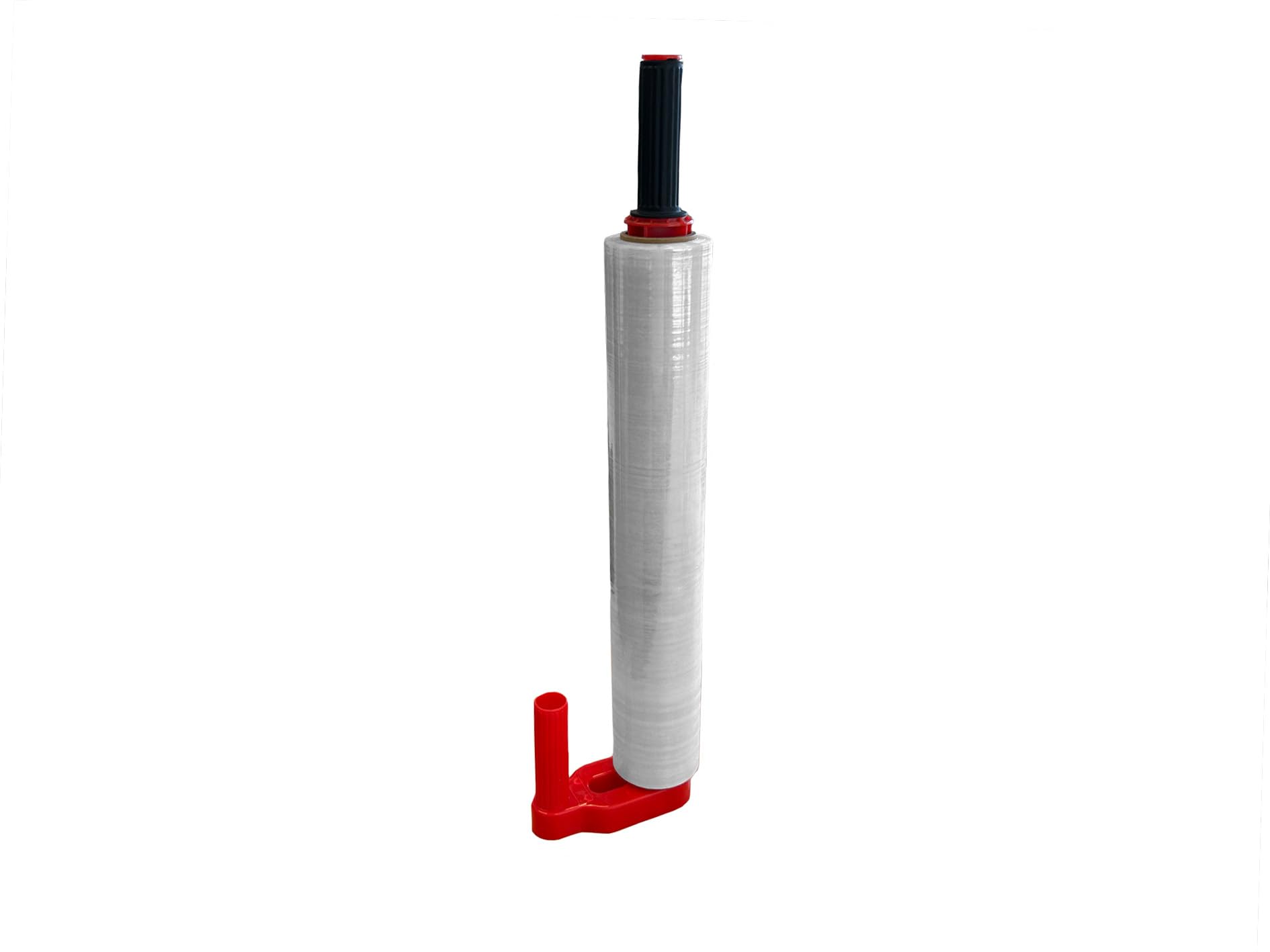Lot de 6 rouleaux + dérouleur de film étirable 23 my 500 mm x 125 m – 1,5 kg de film pour palette (6 rouleaux transparents + 1 dérouleur)