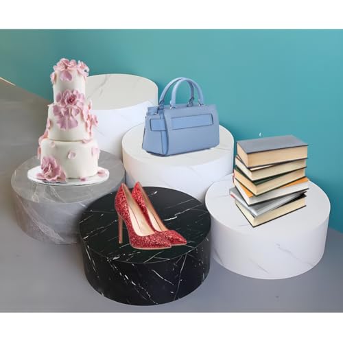 Grands supports cylindriques pour vitrines de magasins de mode - 2