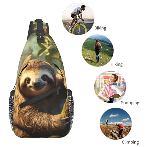 Morrales de senderismo unisex con diseño Forest Sloth miniatura 6