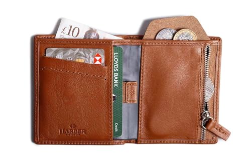 Leather Bifold Zip Wallet With RFID Protection2