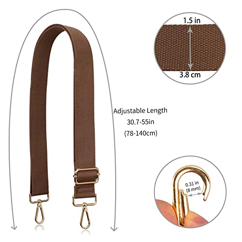 Image of Allzedream Purse Straps Replacement Crossbody Bags Handbag Wide Canvas Adjustable