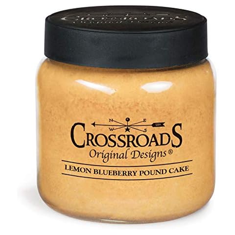 Crossroads LBP16 Lemon Blueberry Pound Cake Candle Cover