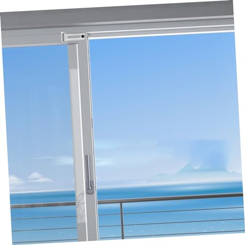 HOMSFOU 2 pares de pivotes superiores Kit de herrajes para puertas plegables Repuestos para puertas corredizas de clóset Bisagras y pestillos miniatura 5