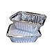BIMUS 50 stücke Einweg BBQ Aluminiumfolie Fett Drip Pans Grill Catch Tablett mit Deckel Nützliche Küche BBQ Werkzeuge Liefert 4 Größen # 30 (Farbe : 600ml)