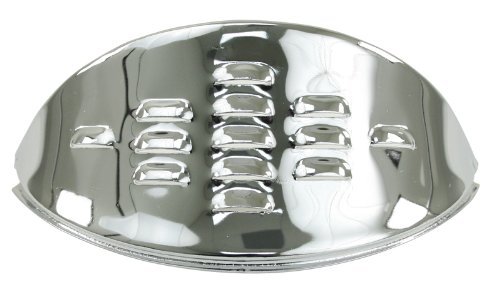 Headlight Eyebrow, Chrome with Louvers, Sold As Pair, Compatible with Dune Buggy