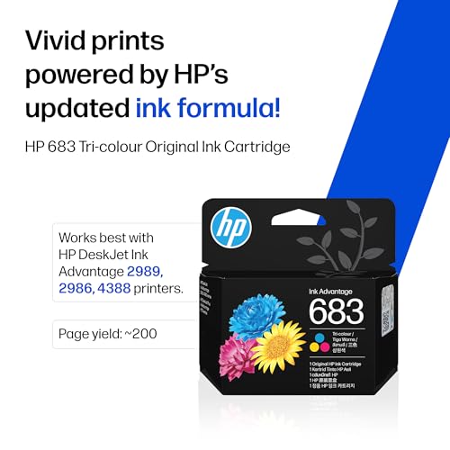 Image of HP 683 Tri-Color Original Ink Advantage Cartridge | Original
