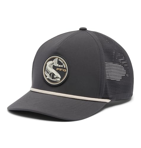 Image of Columbia Unisex Tidal Pursuit 3D Stretch Snap Back, Shark /Fish Circle Red Fish, One Size