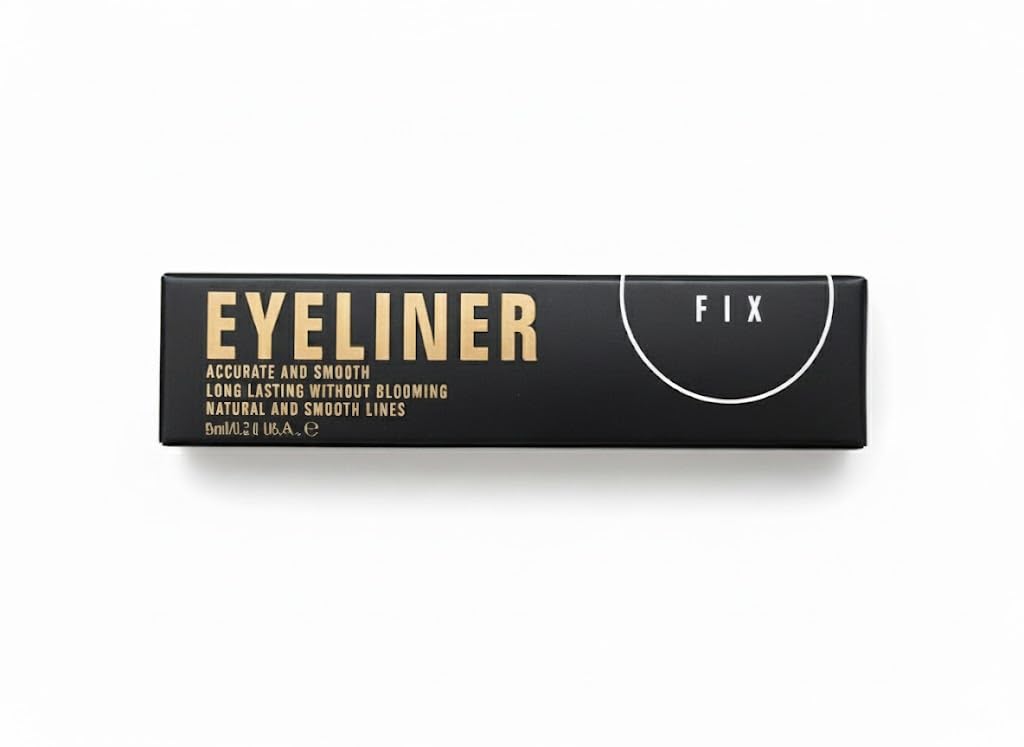 MAC Liquid Fix Eyeliner 8ml | Waterproof & Smudge Resistant Eye Liner | Smooth Glide with Deep Black Finish | Long Stay Makeup-image-39