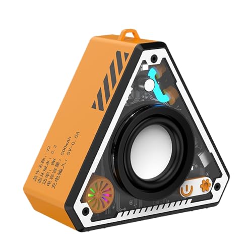 Altavoz Pequeño Portátil | Altavoz Exterior Portátil - De Sonido Estéreo con Subwoofer Y Graves Recargable para Ordenador, Playa, Fiestas y Terraza