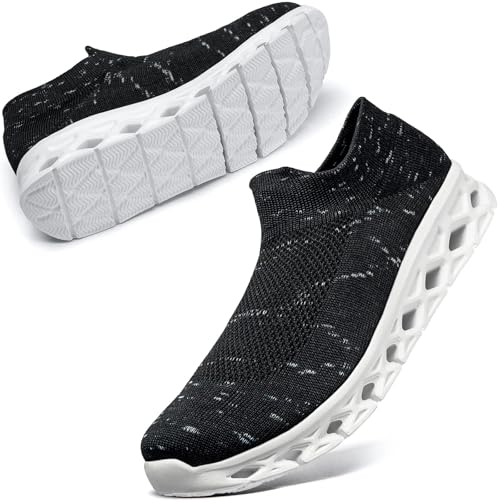 Image of MERPHINE World's Most Comfortable Slip-on Sneakers, No Straps, Women's, Men's, Indoor Wear, Walking, Standing Work, Commuting, Mesh, Lightweight, Easy to Walk, Fashionable, Summer, Breathable