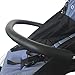 ZSQSM Baby Pushchair Bumper Bars Universal Baby Stroller Guardrail Armrest Adjustable Black