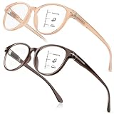 SKYOLUY Retro Round Progressive Multifocus Readers