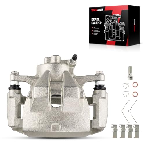 Image of Torchbeam Front Brake Caliper Left for Toyota 2007-2017 Camry, Lexus 2007-2012 2016-2018 ES350, Toyota 2008-2018 Avalon, Front Left Caliper Replace # 19B3128
