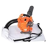 PROYAMA 3-in-1 25cc 2-Cycle Gas Powered Handheld Leaf Blower Vacuum Mulcher Shredder for Lawn Care, Leaves , Snow Blowing, Dust, Yard Clearing 200MPH 330CFM