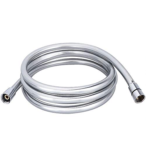 HOMEIDEAS 98-Inch Extra Long Shower Hose Replacement Handheld Shower Head Hose Extension, Non-Toxic